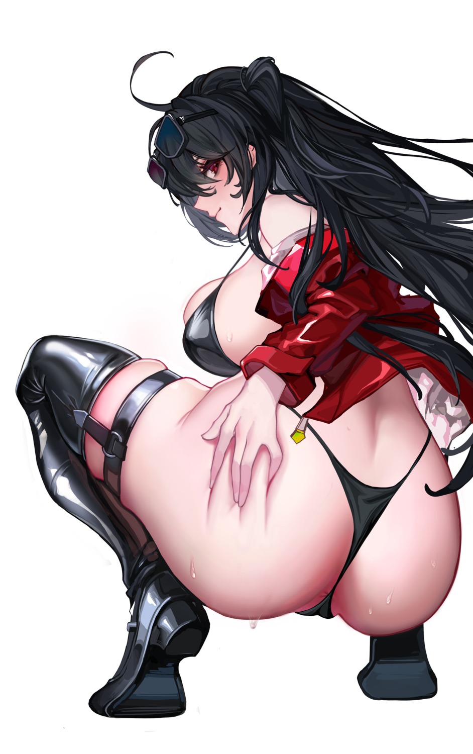 Yaoshan Shi Azur Lane Taihou Azur Lane Anus Ass Bikini Cameltoe Erect